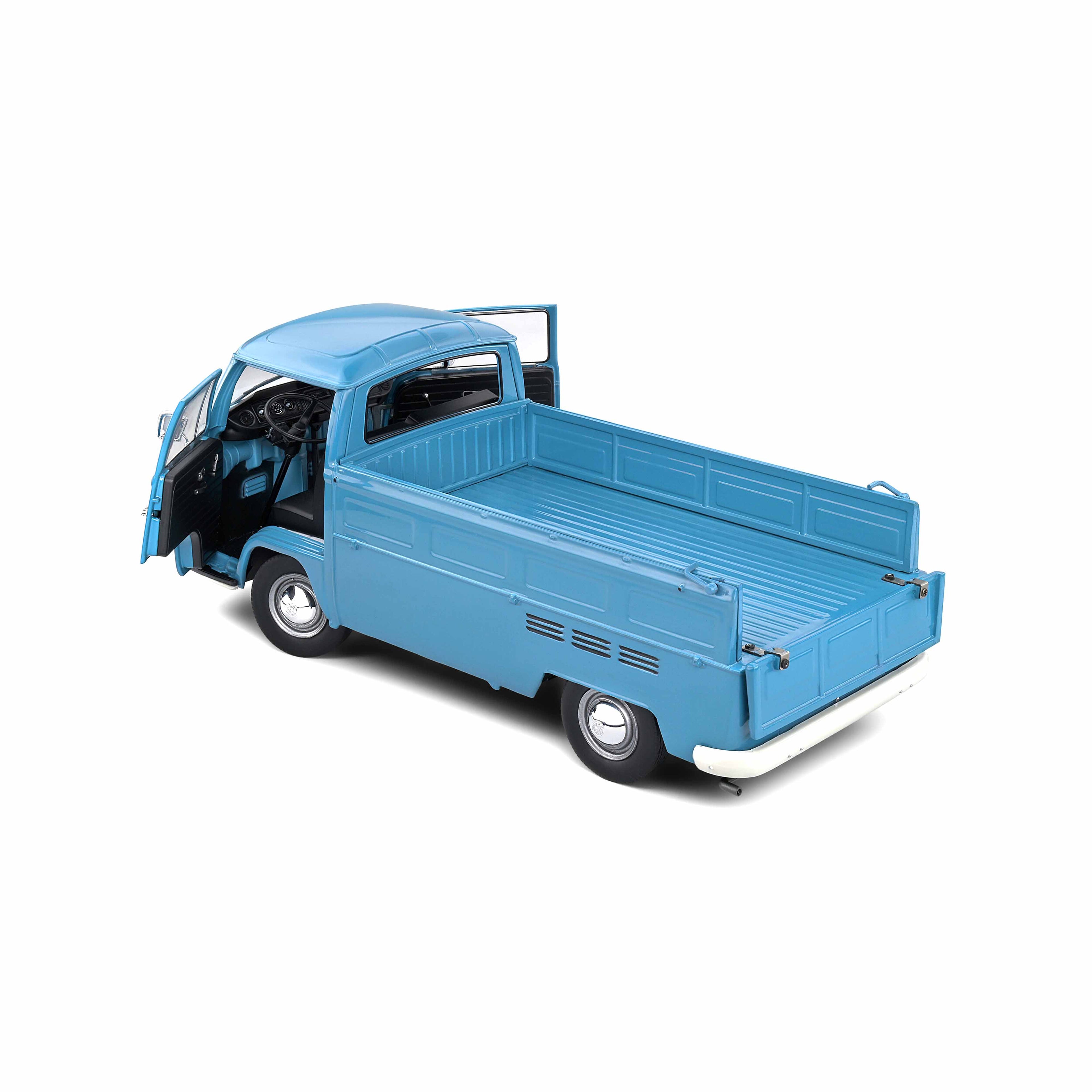 VW T2 Pick Up Bleu Essence 1968 1:18