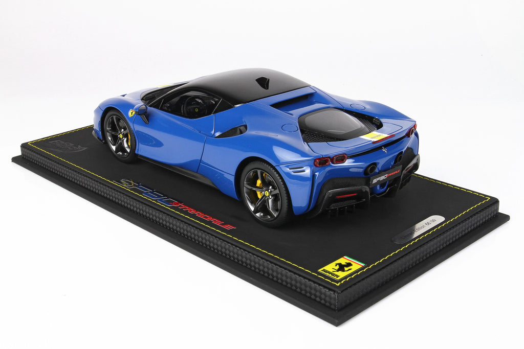 BBR Clearance Ferrari SF90 Stradale Azzurro Dino Blue - Limited 99 pcs with Display Case