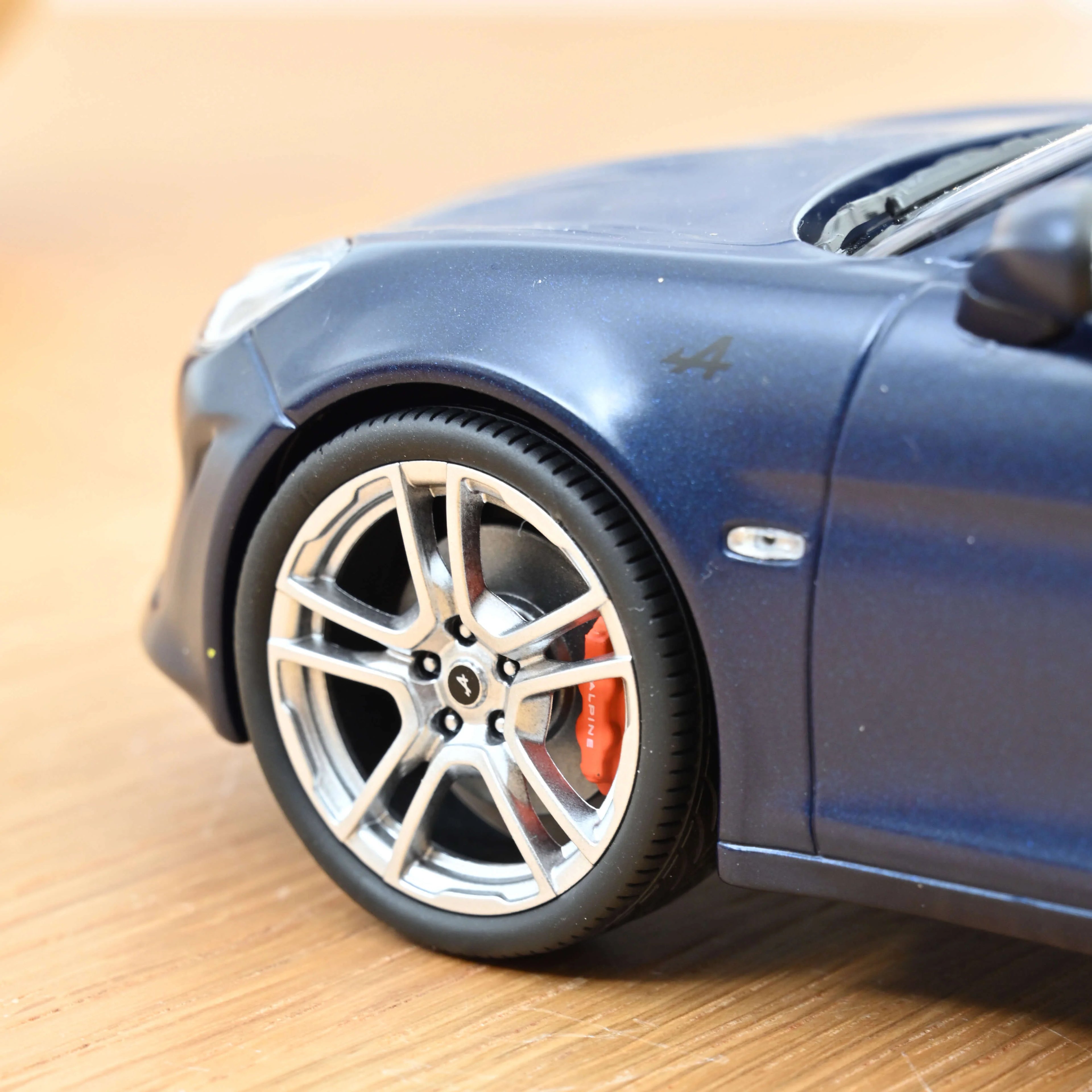 Alpine A110 S 2025 Matte Storm Blue 1:18