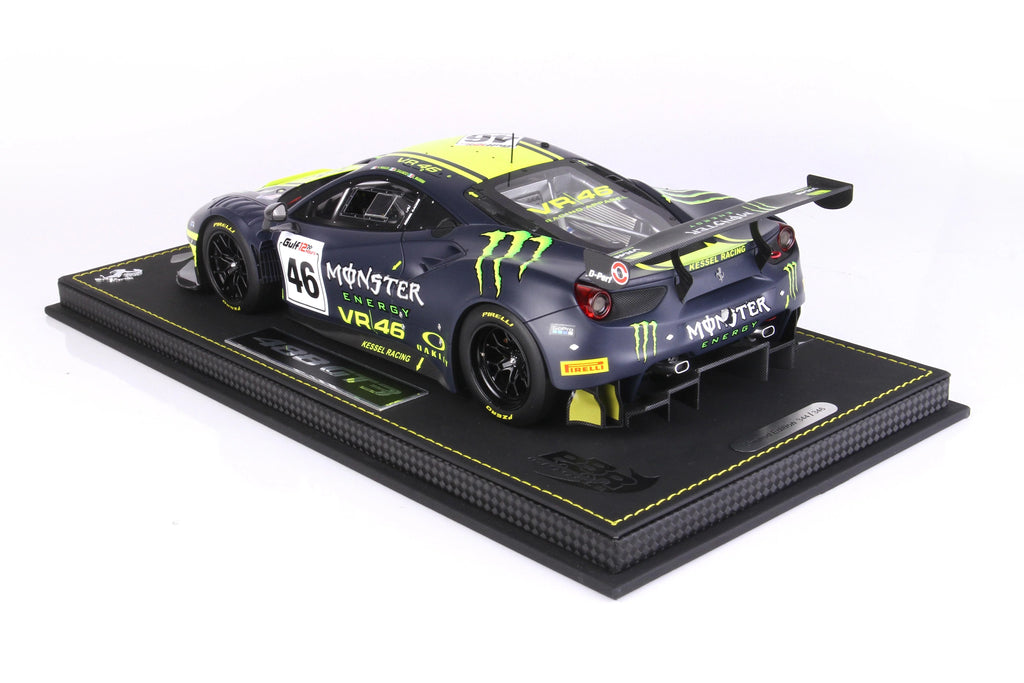 BBR Clearance Ferrari 488 GT3 Valentino Rossi Team Kessel - Limited 346 pcs, Last One