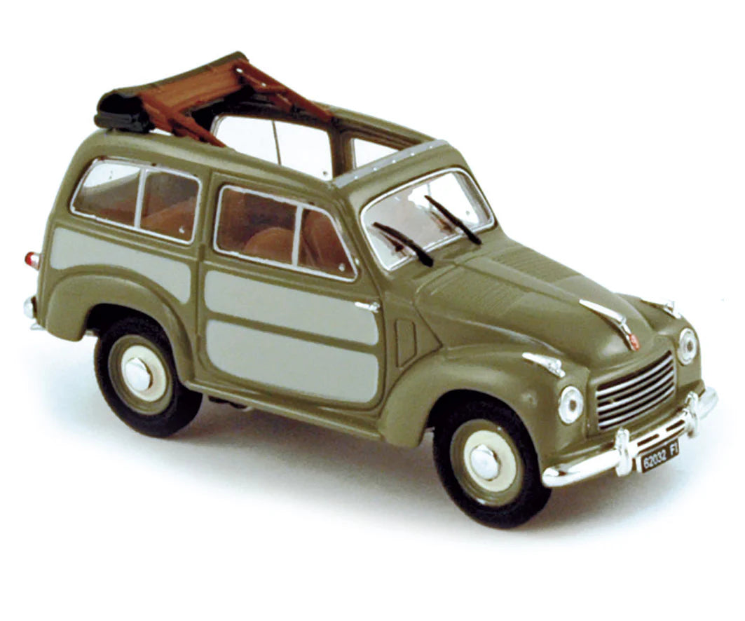 Fiat 500 Belvédère 1952 - Green/Grey 1:43