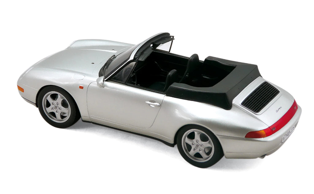 Porsche 911 Cabriolet 1994 Silver 1:18