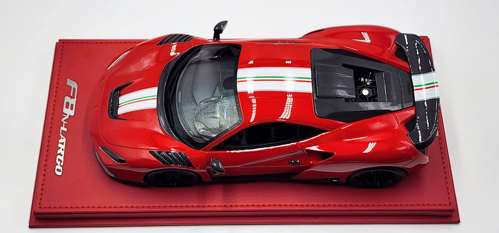 Peako Ferrari Novitec F8 N-Largo Red Italian Stripe - Limited 20 pcs