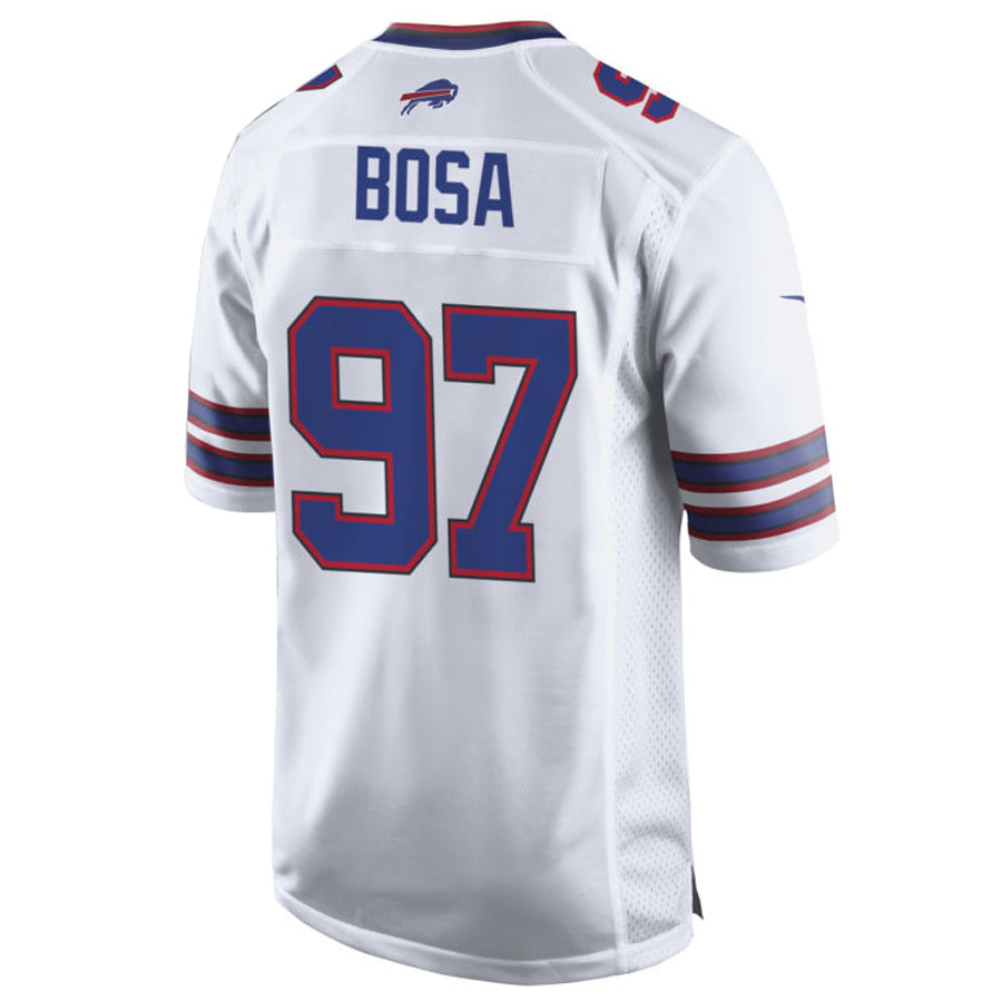 B.Bills #97 Joey Bosa Player Player White Home Game Football Jerseys