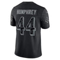 B.Ravens #44 Marlon Humphrey Player Black RFLCTV Limited Football Jerseys