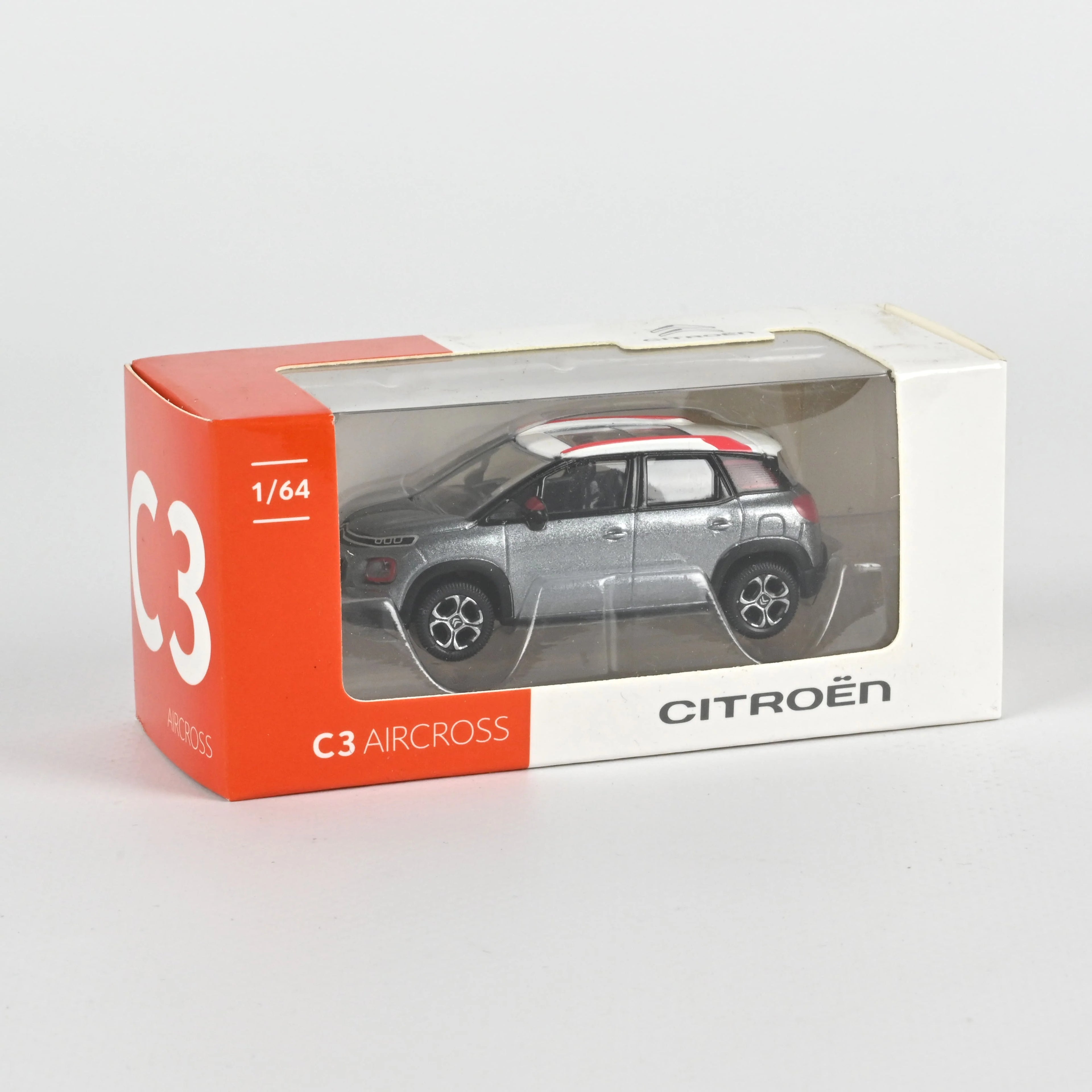 Citroën C3 Aircross 2017 Blanc Gris 1/64