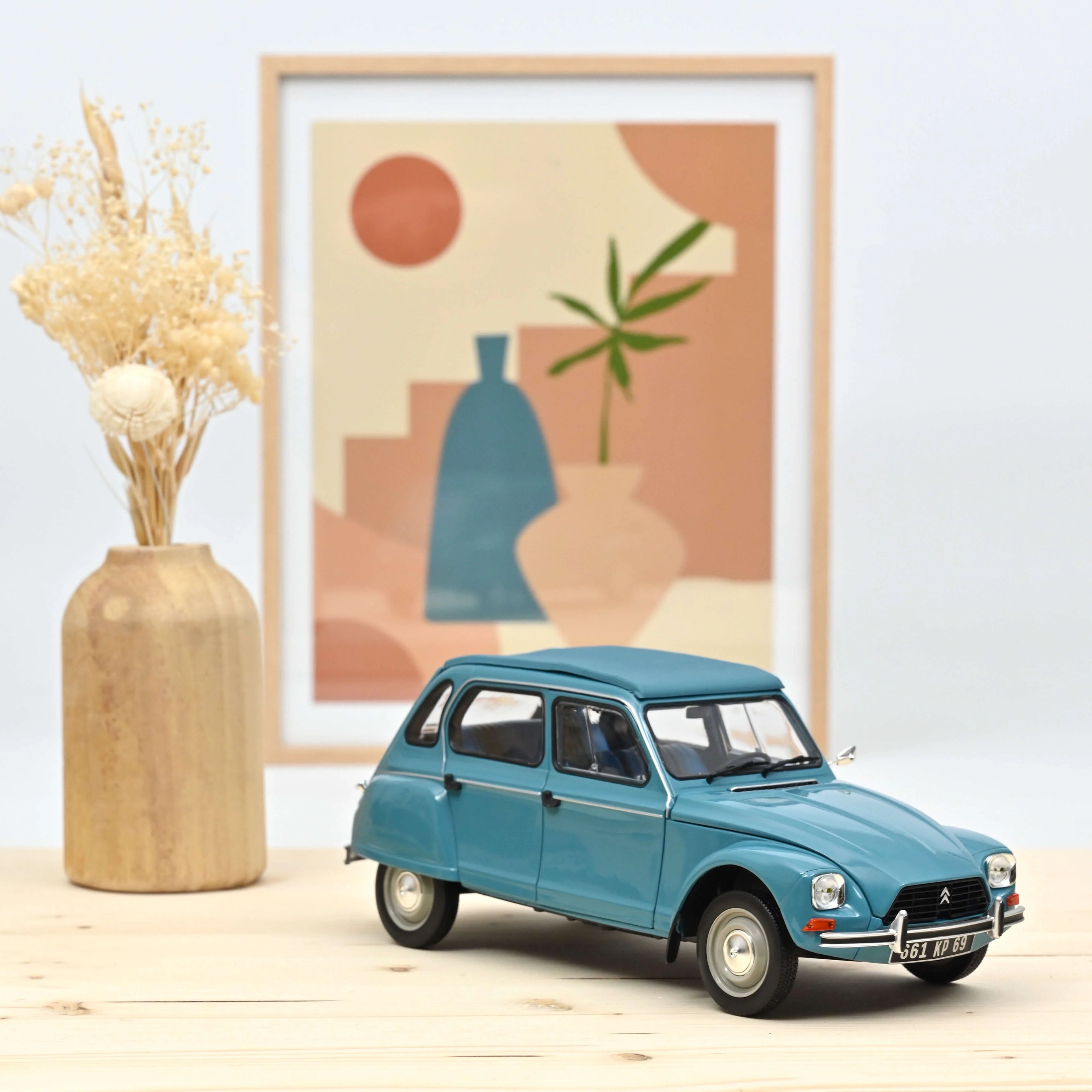 Citroën Dyane 1983 Lagune Blau 1:18 - 200 Stk.