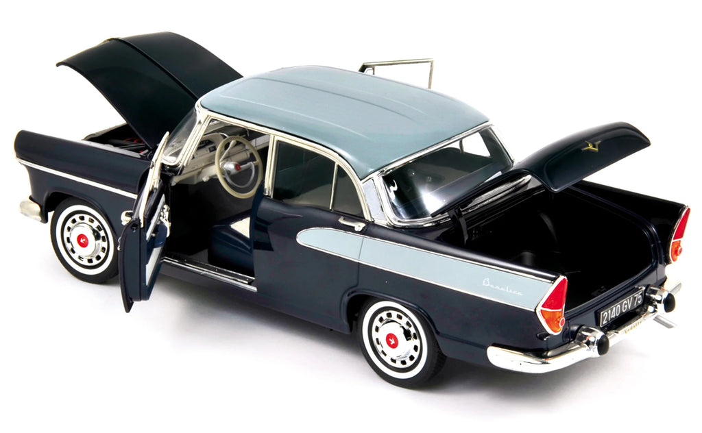 Simca Vedette Beaulieu 1958 Nachtblau & Prinzessinnengrau 1:18
