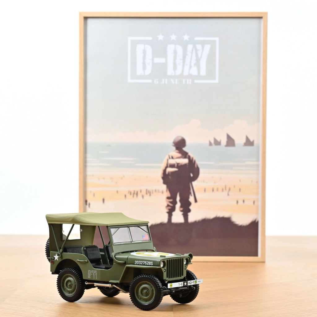 Jeep Army 1944 1st Div Inf HQ 1:18 - 200pcs