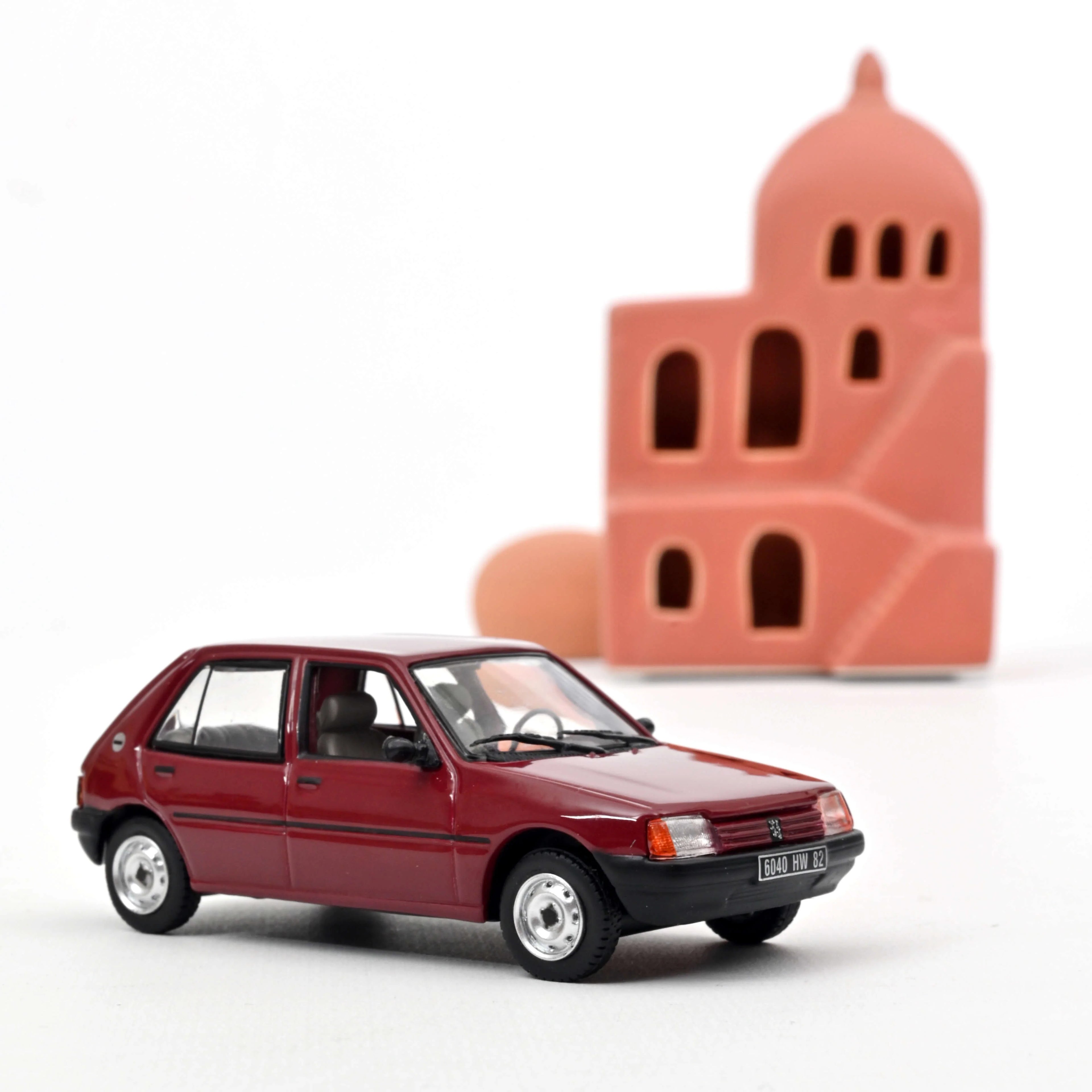 Peugeot 205 GL 1988 Rouge Foncé 1:43