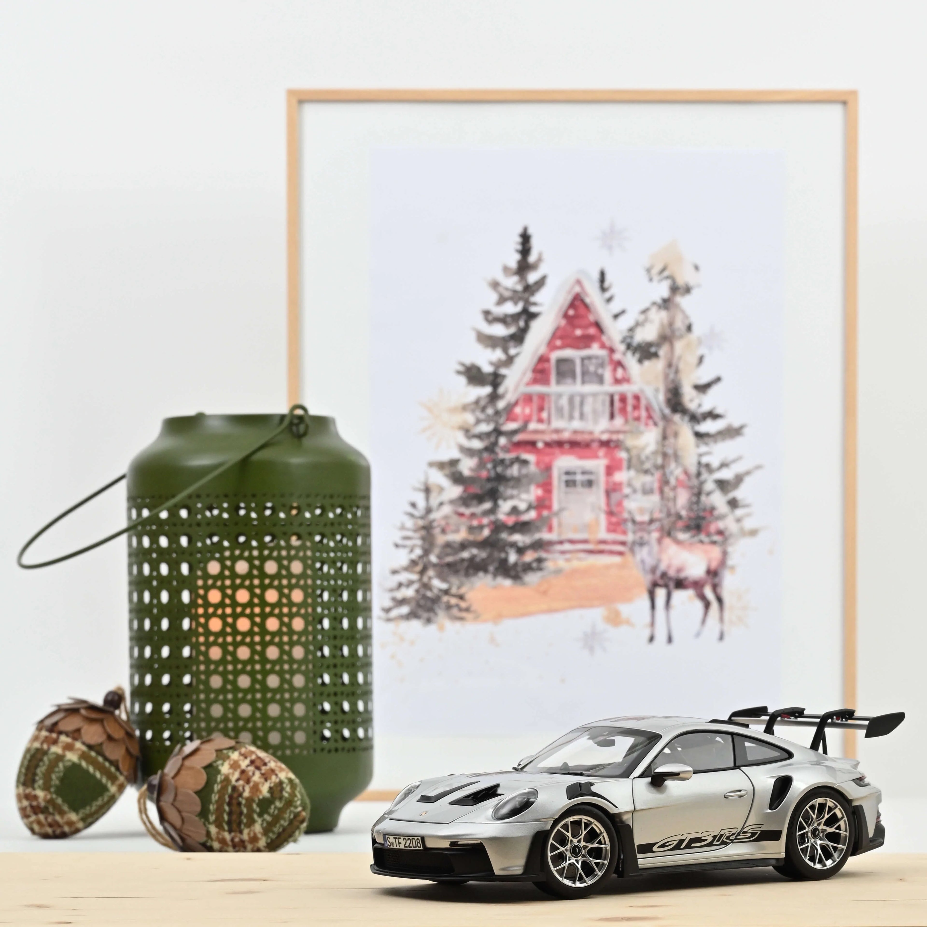 Porsche 911 GT3 RS 2022 GT Silver Metallic 1:18