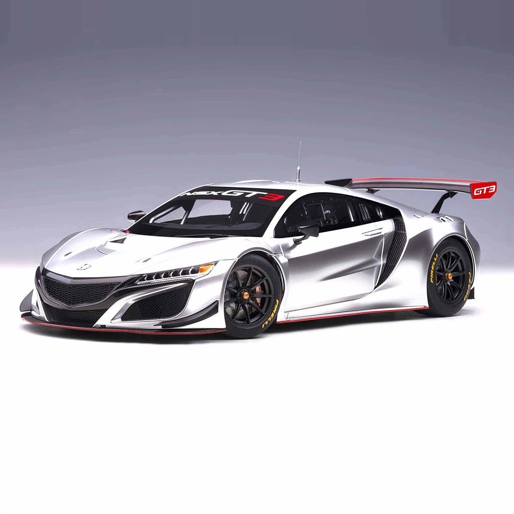 Honda NSX GT3 2018 Silber 1:18