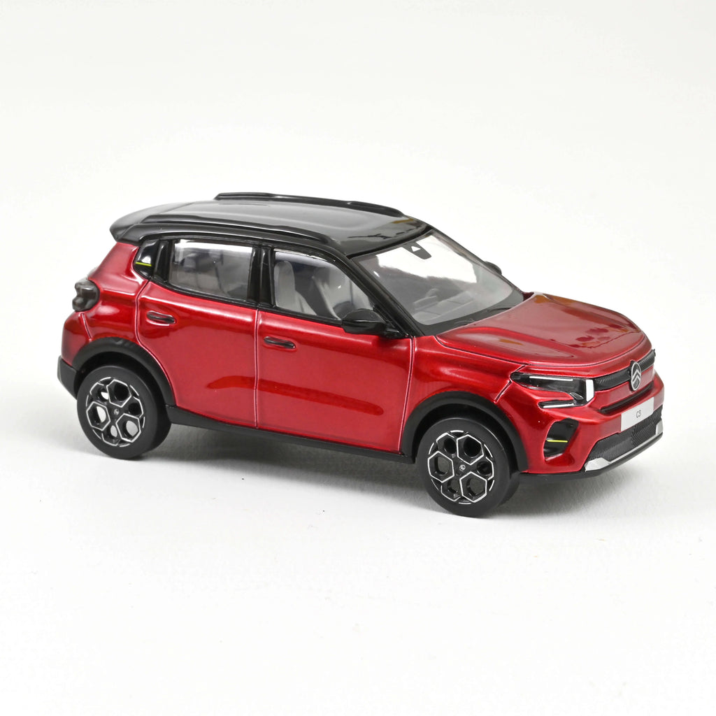 Citroën C3 2024 Elixir-Rot & schwarzes Dach 1:43