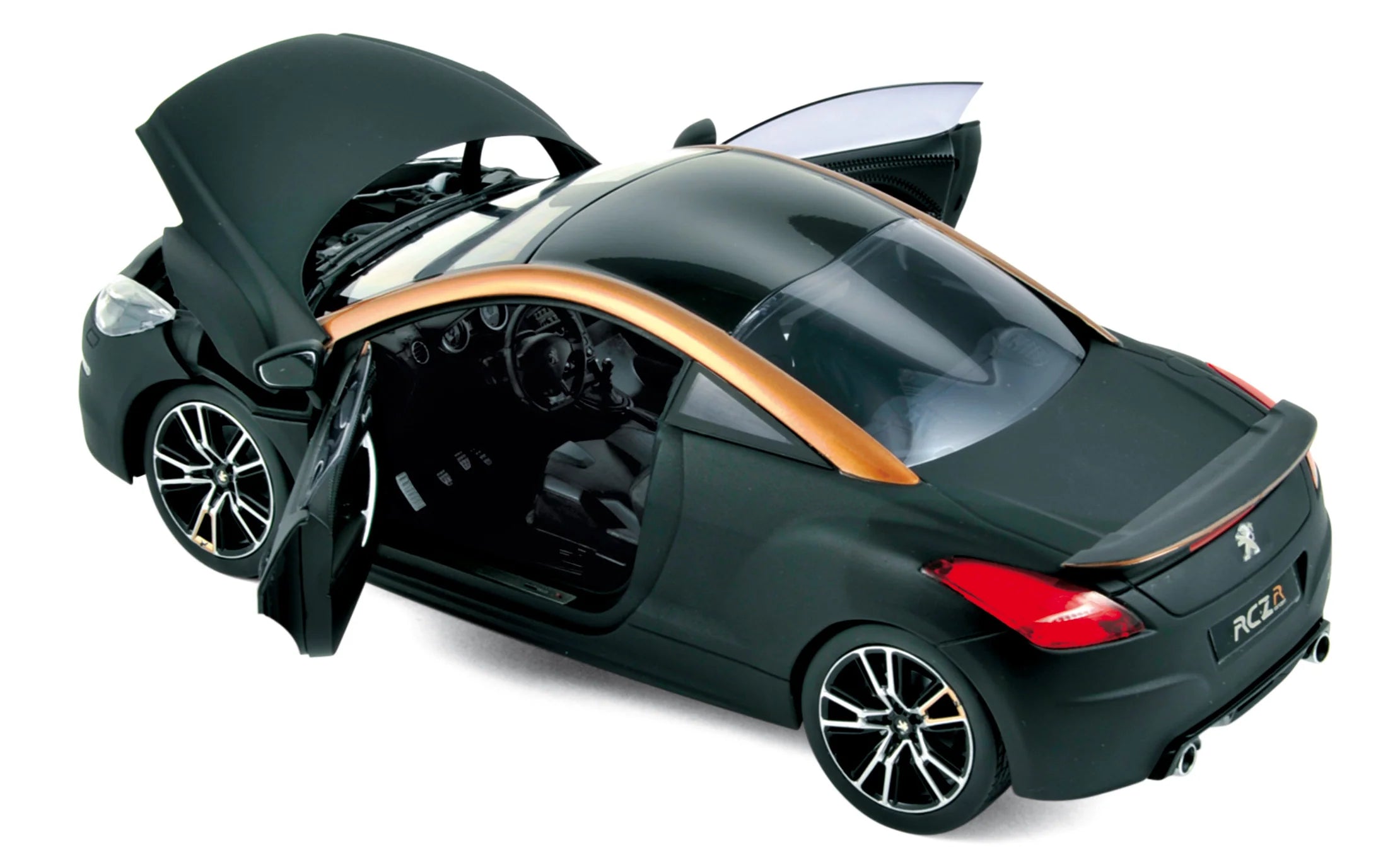 Peugeot RCZ-R Concept 2012 Paris Black Matt&Copper 1:18