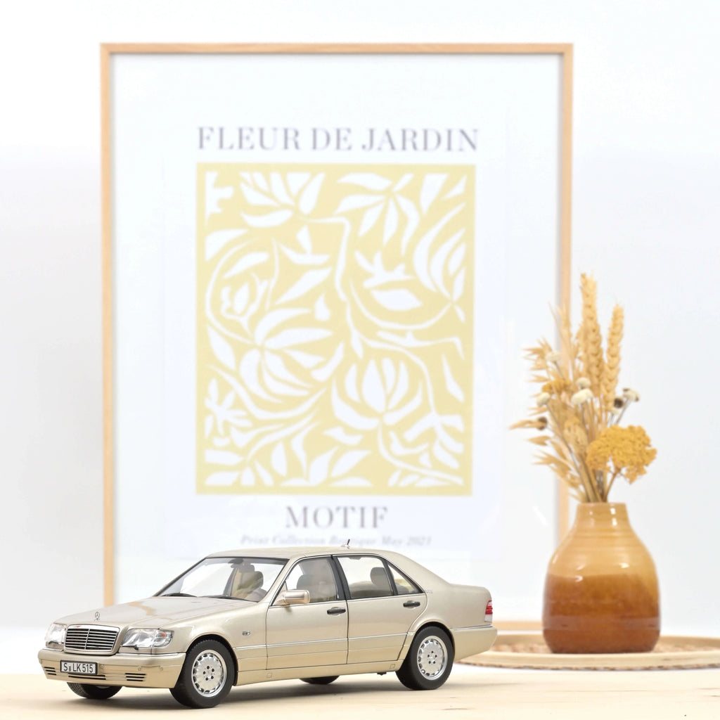 Mercedes-Benz S600 1997 Silver 1:18