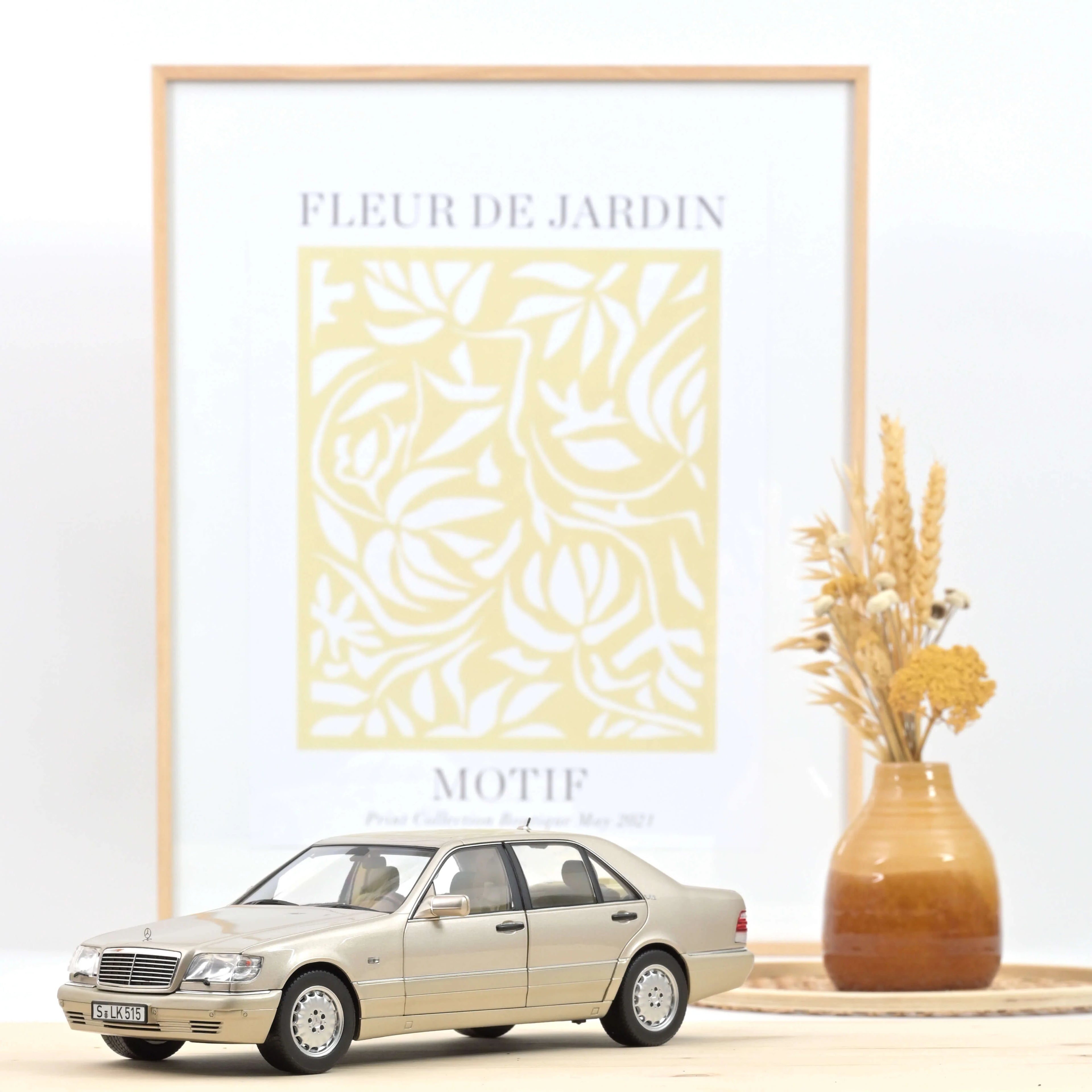 Mercedes-Benz S600 1997 Silver 1:18