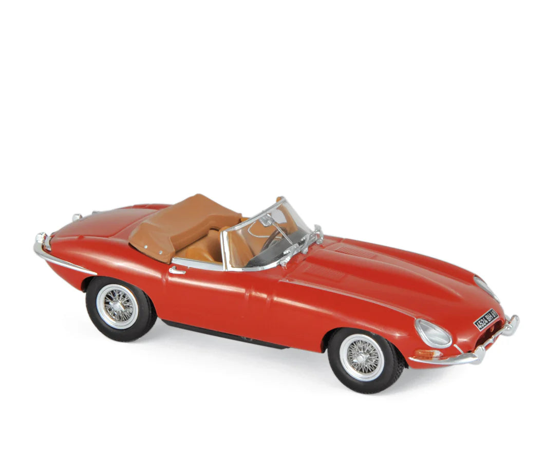 Jaguar E-Type Cabriolet 1961 Carmin Red 1:43