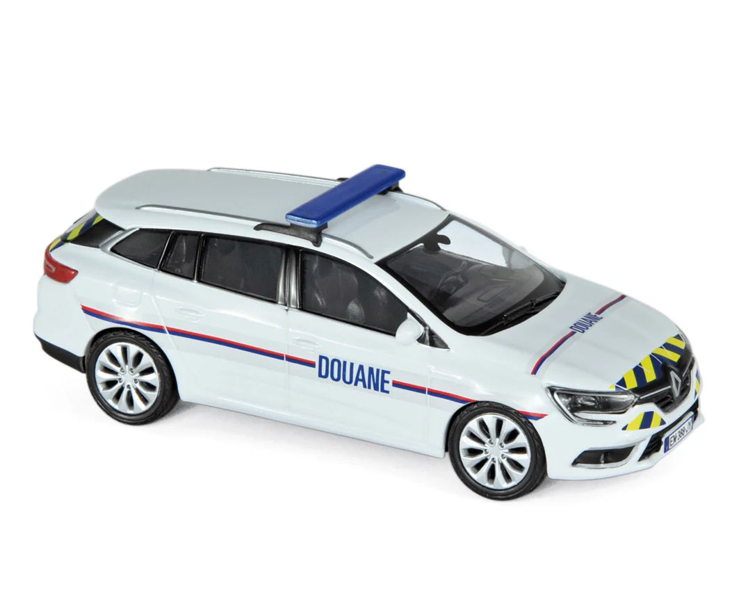 Renault Megane Sport Tourer 2016 Douanes Red&Yellow striping 1:43