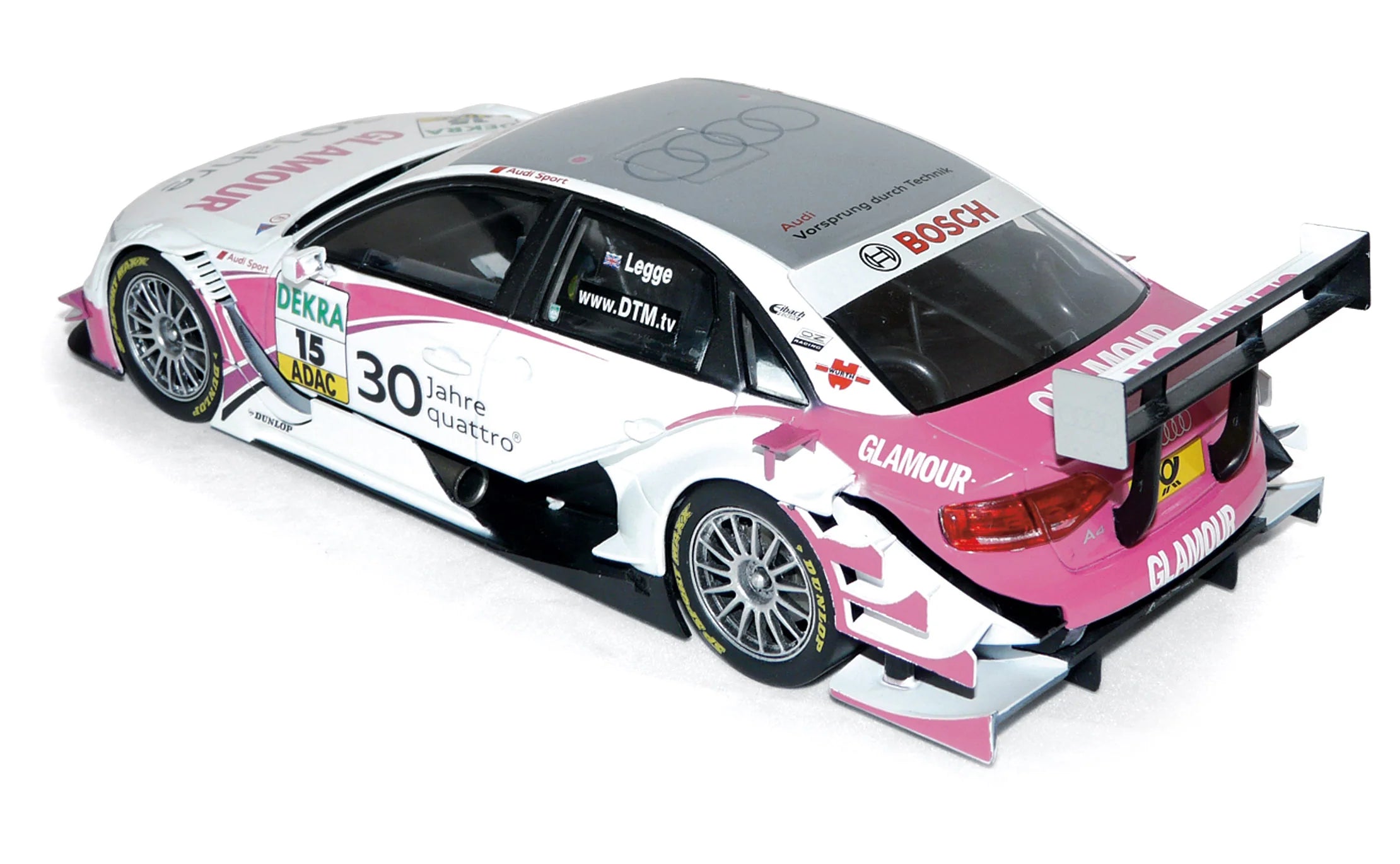 Audi A4 DTM 2010 15 Audi Sport Team Rosberg Katherine Legge 1:18