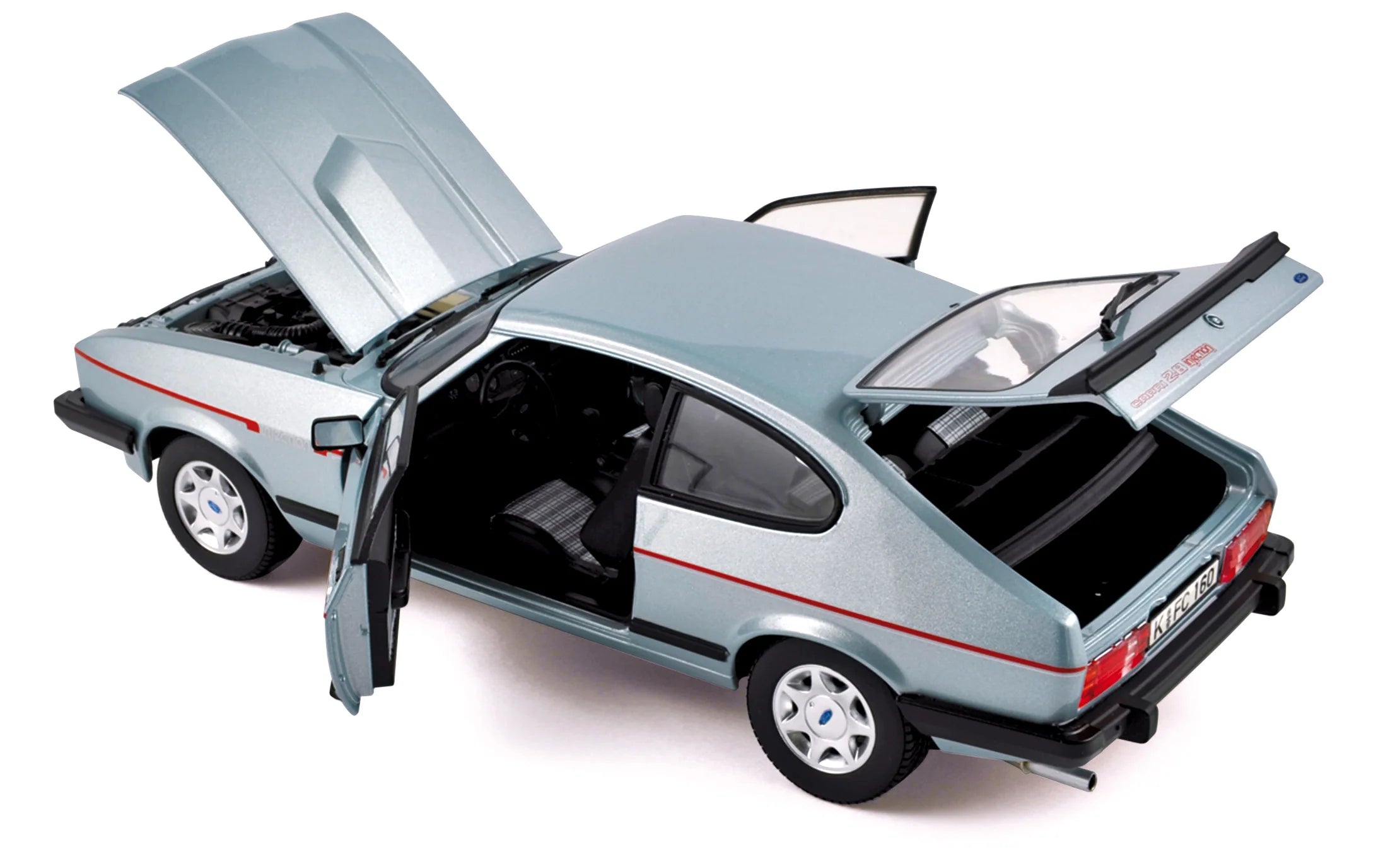 Ford Capri 2,8i 1982 Arctic Blue 1:18