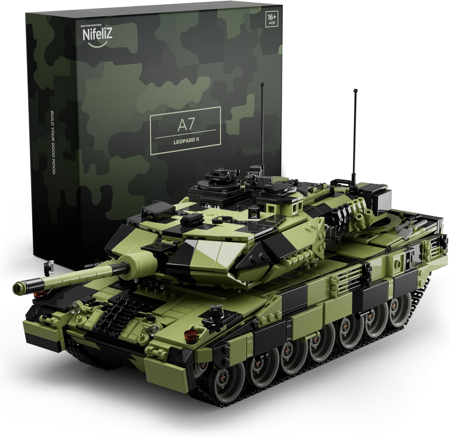 Nifeliz Leopard II A7 Tank (2069 PCS, NF10269)