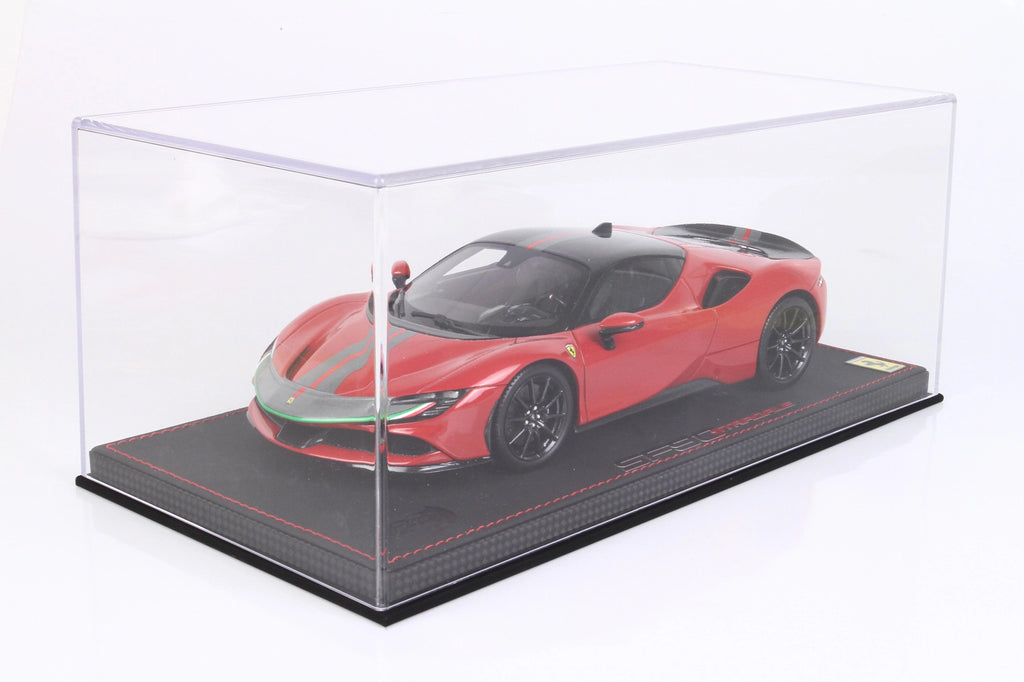 BBR Ferrari SF90 Pack Fiorano Red Corsa Italian Livery - Limited 48 pcs with Display Case