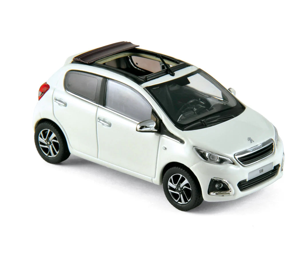 Peugeot 108 TOP! 2014 Banquise White&Purple 1:43