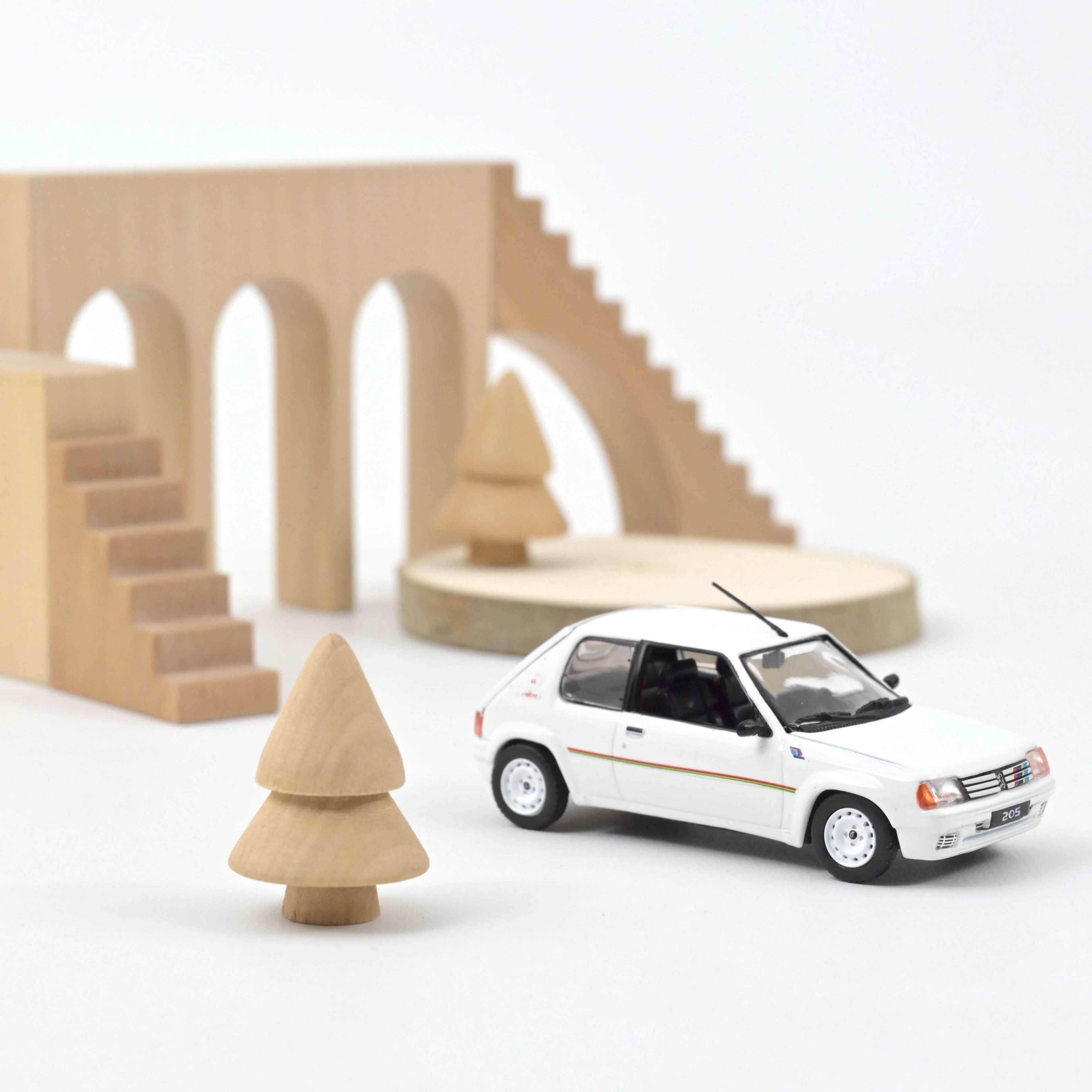 Peugeot 205 Rallye 1988 Blanc Meije 1:43