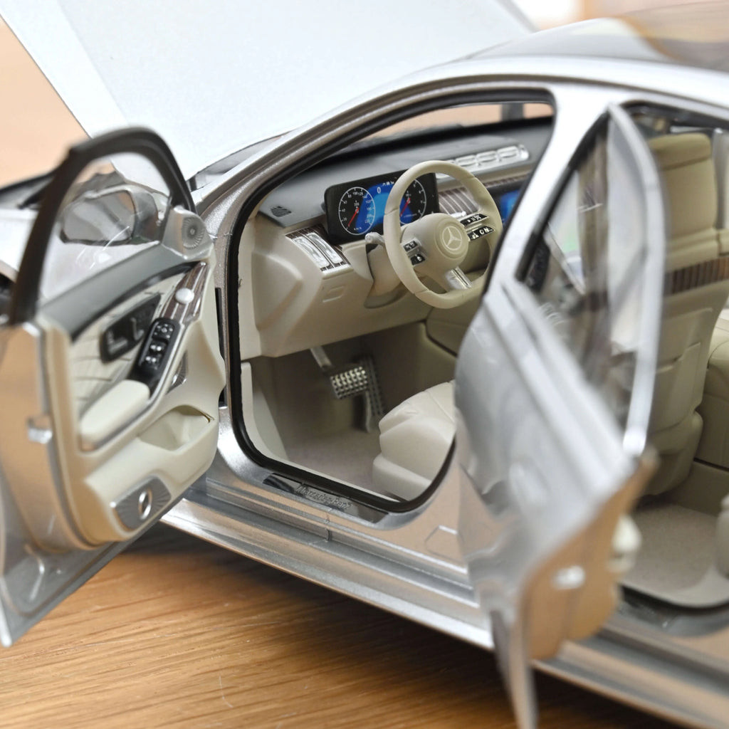 Mercedes-Benz S-Class AMG-Line 2021 Brillant Silver 1:18