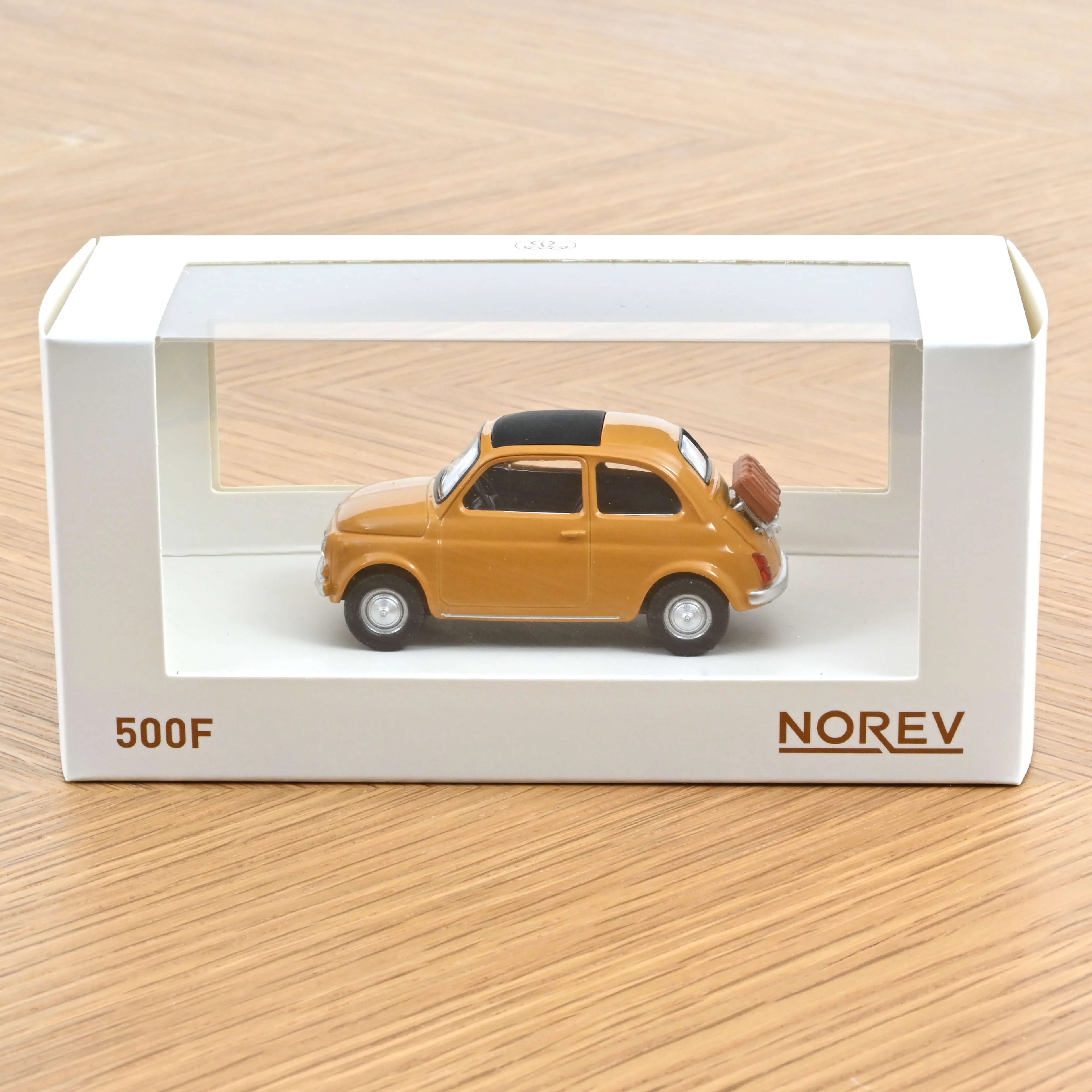 Fiat 500 F 1965 Yellow Positano Jet-car 1:43