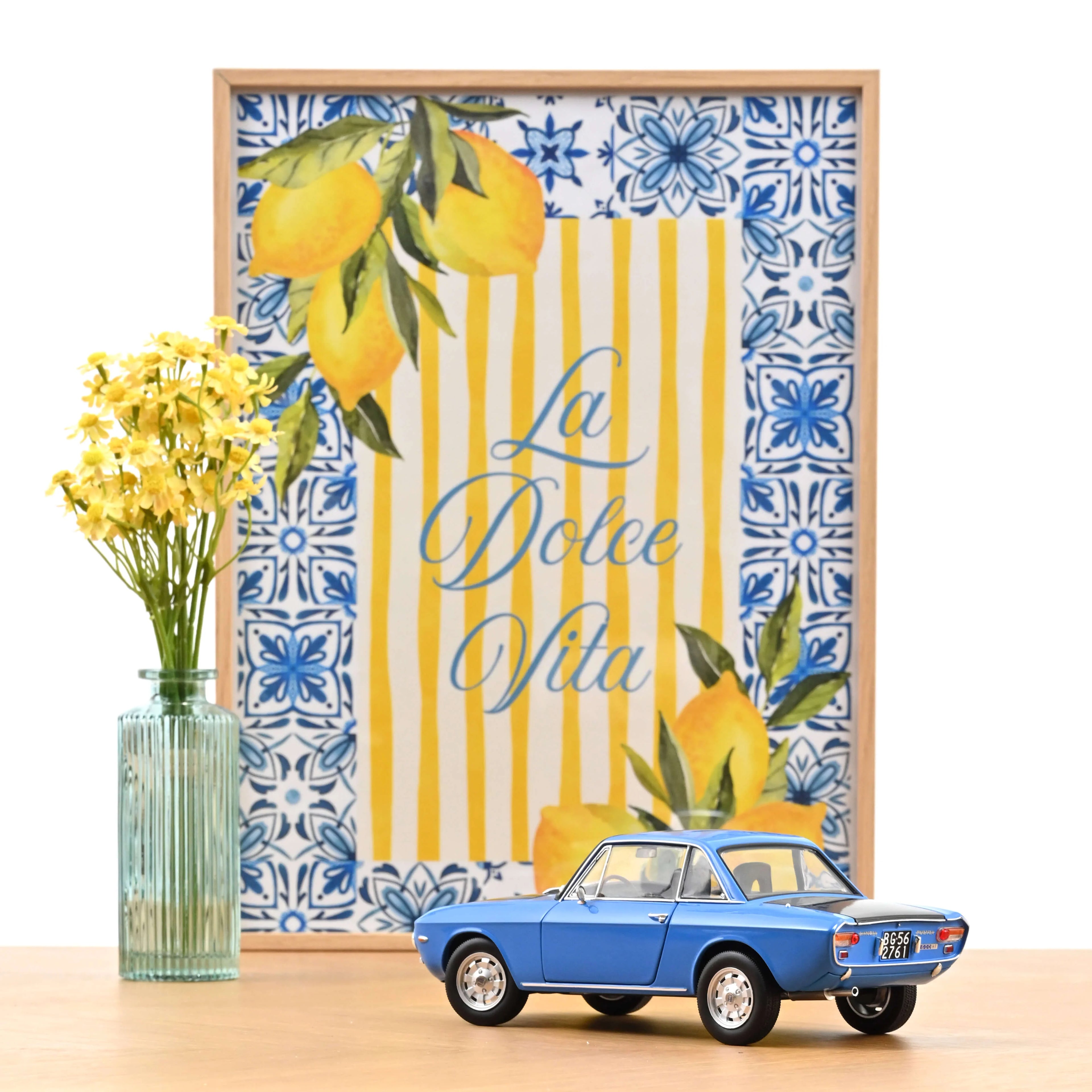 Lancia Fulvia 1600 HF 1971 Medium Blue 1:18 - 200pcs