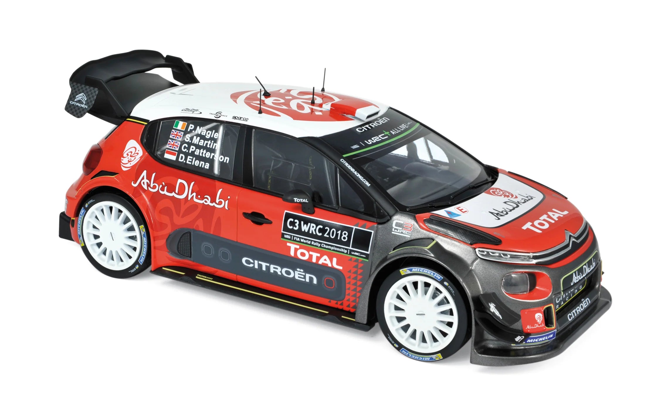 Citroën C3 WRC 2018 - Official Presentation Version 1:18