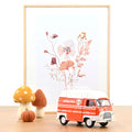 Renault Estafette 1968 Orange Assistance Course 1:18