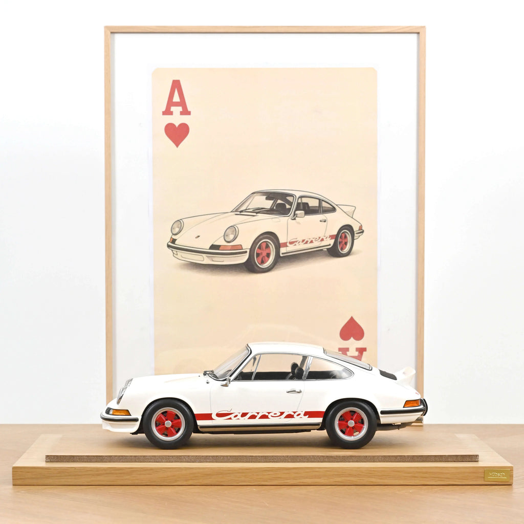 Porsche 911 Carrera RS 2.7 1973 Grand-Prix-Weiß/Rot 1:12