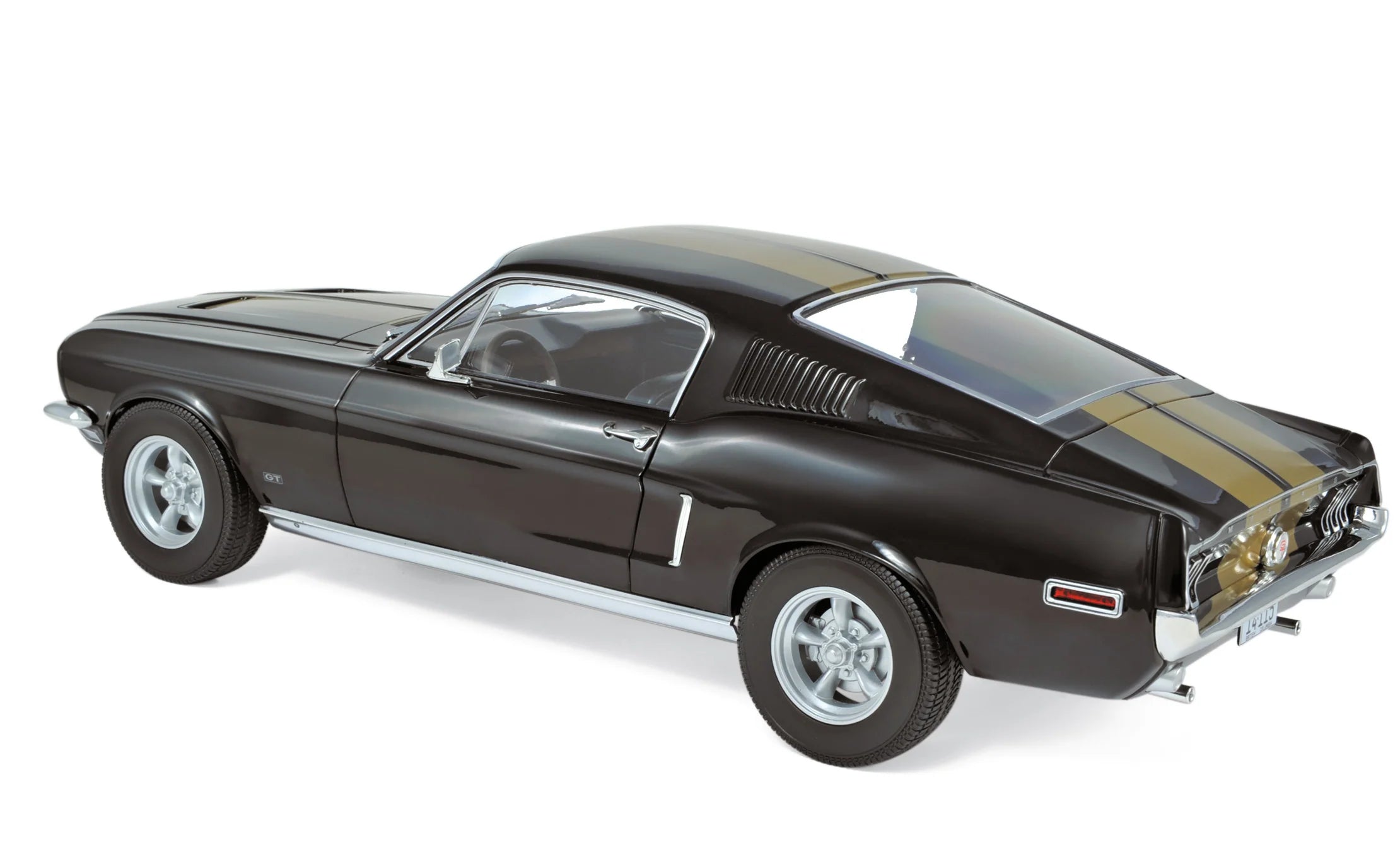 Ford Mustang Fastback 1968 Black&Gold 1:12 - 100pcs
