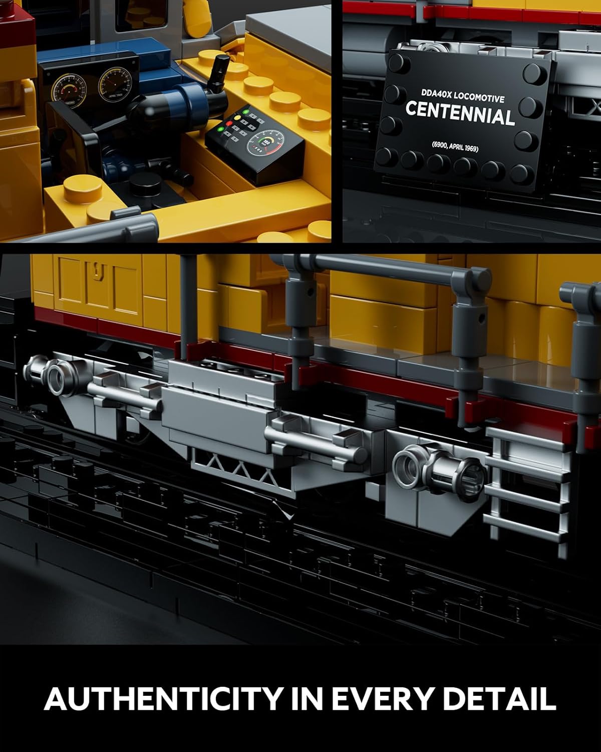Nifeliz DDA40X Locomotive (1603 PCS, NF10296)