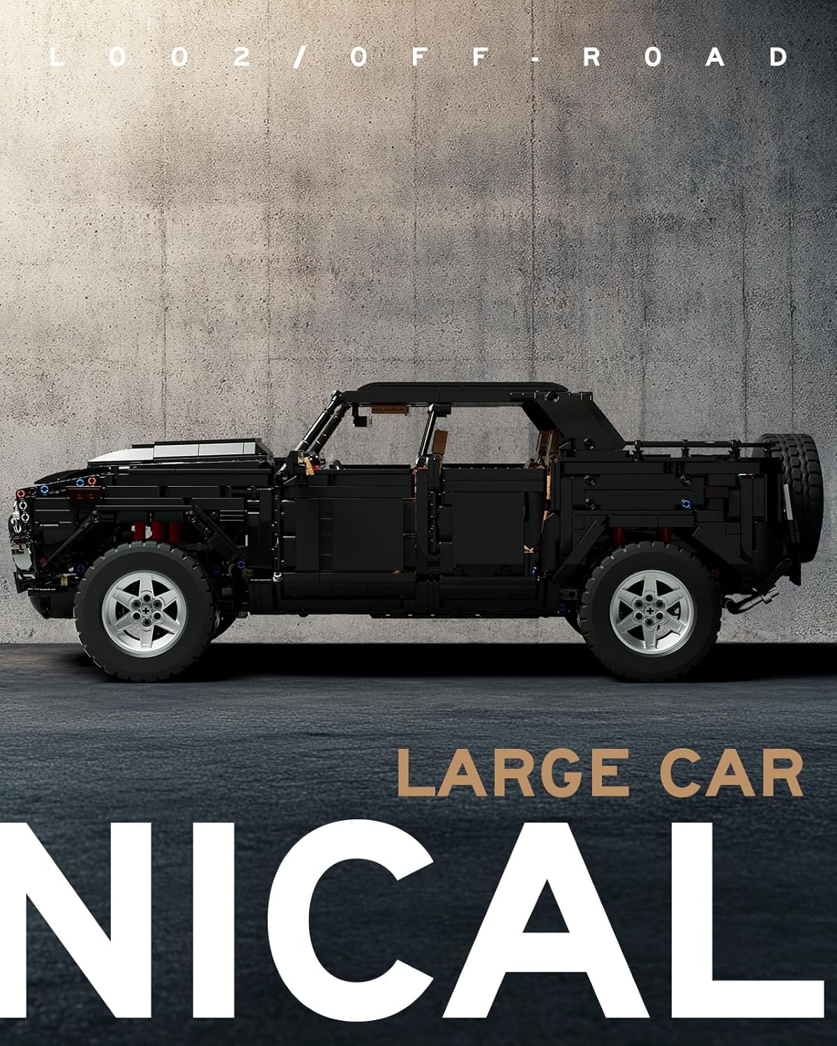 Nifeliz L002 Off-Road Car (3983 PCS, NF10274)
