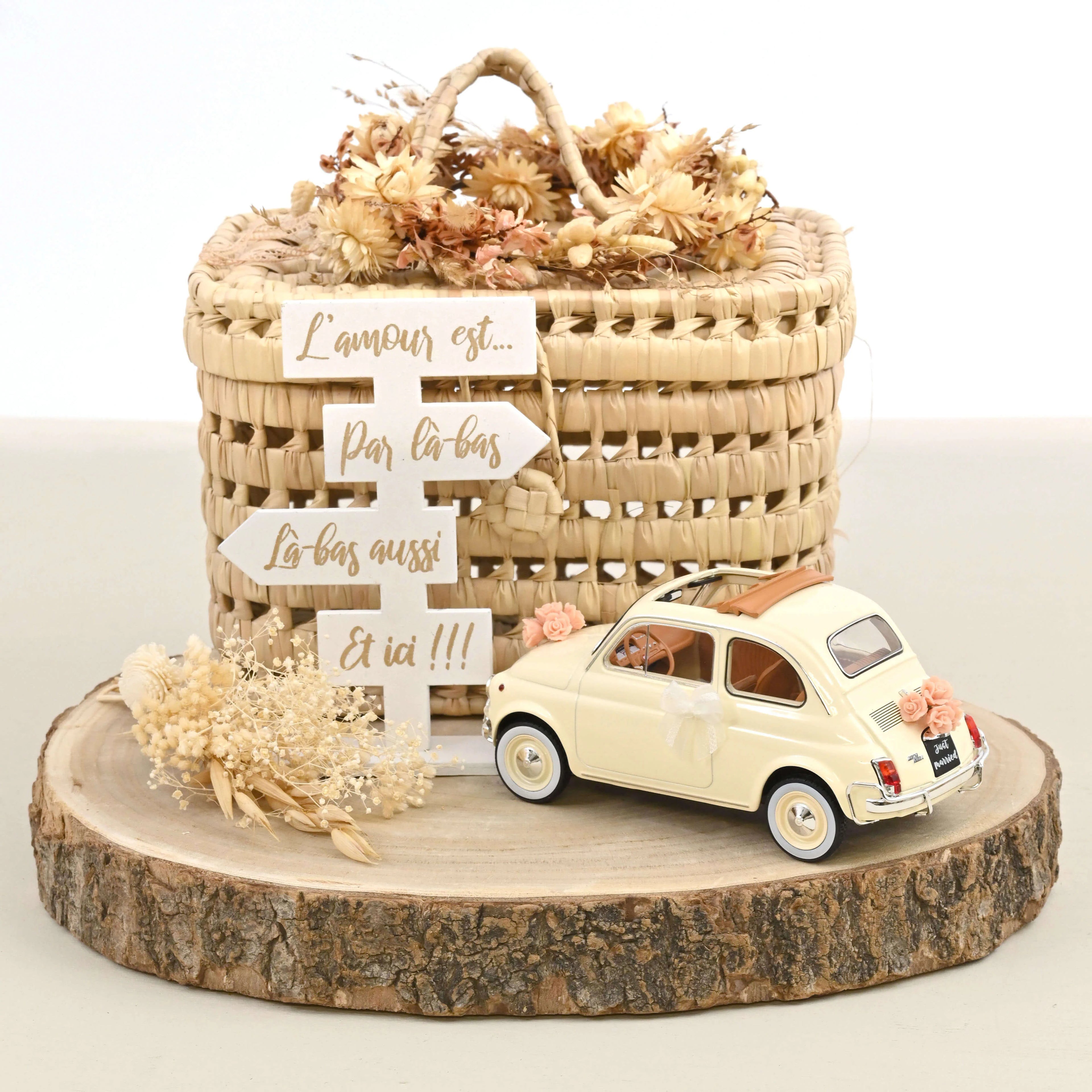 Fiat 500 L 1968 Ivory Wedding Gift 1:18