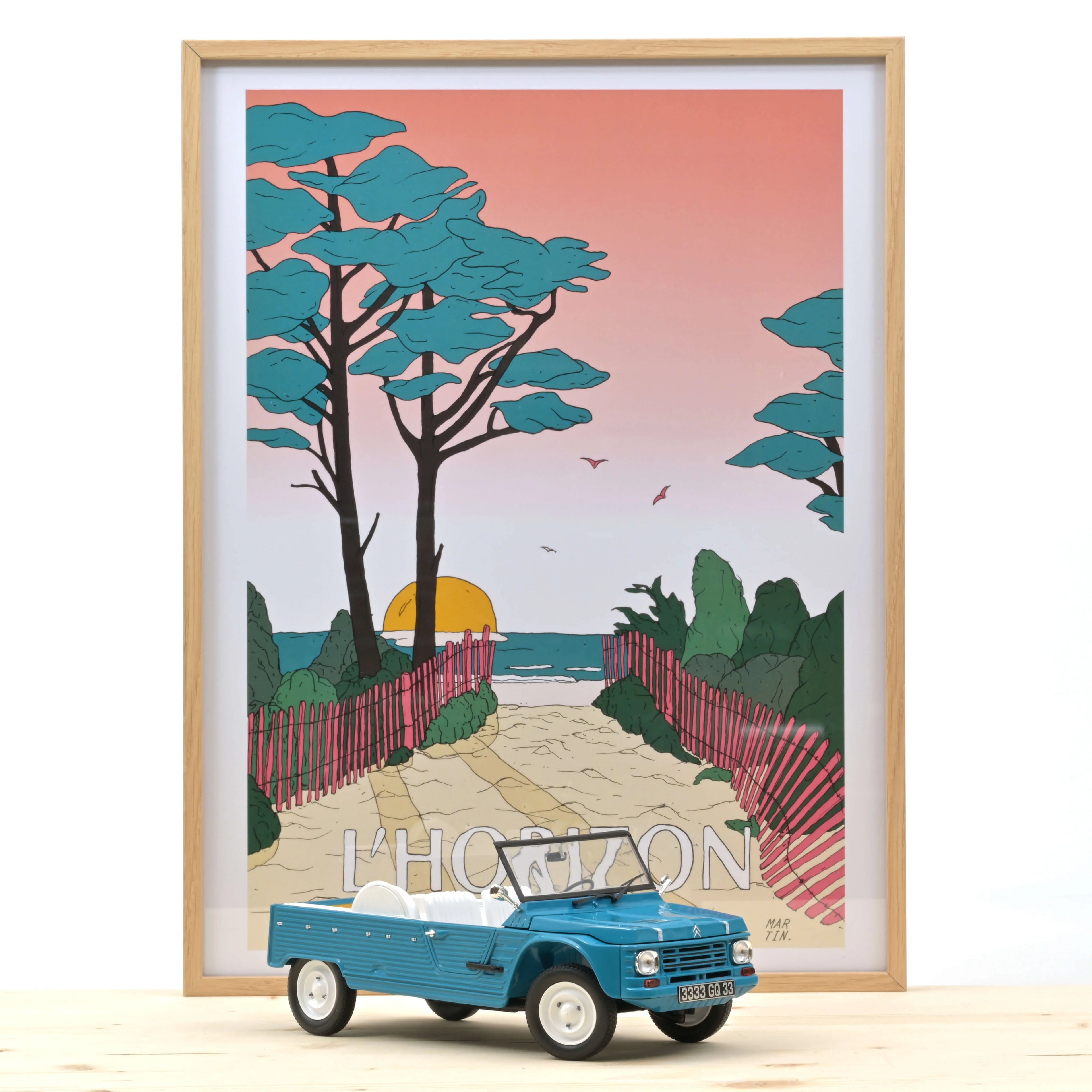 Citroën Méhari Blau 1:18 - 200 Stk.