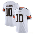 C.Browns #10 Quinshon Judkins Player White Vapor Limited Football Jerseys