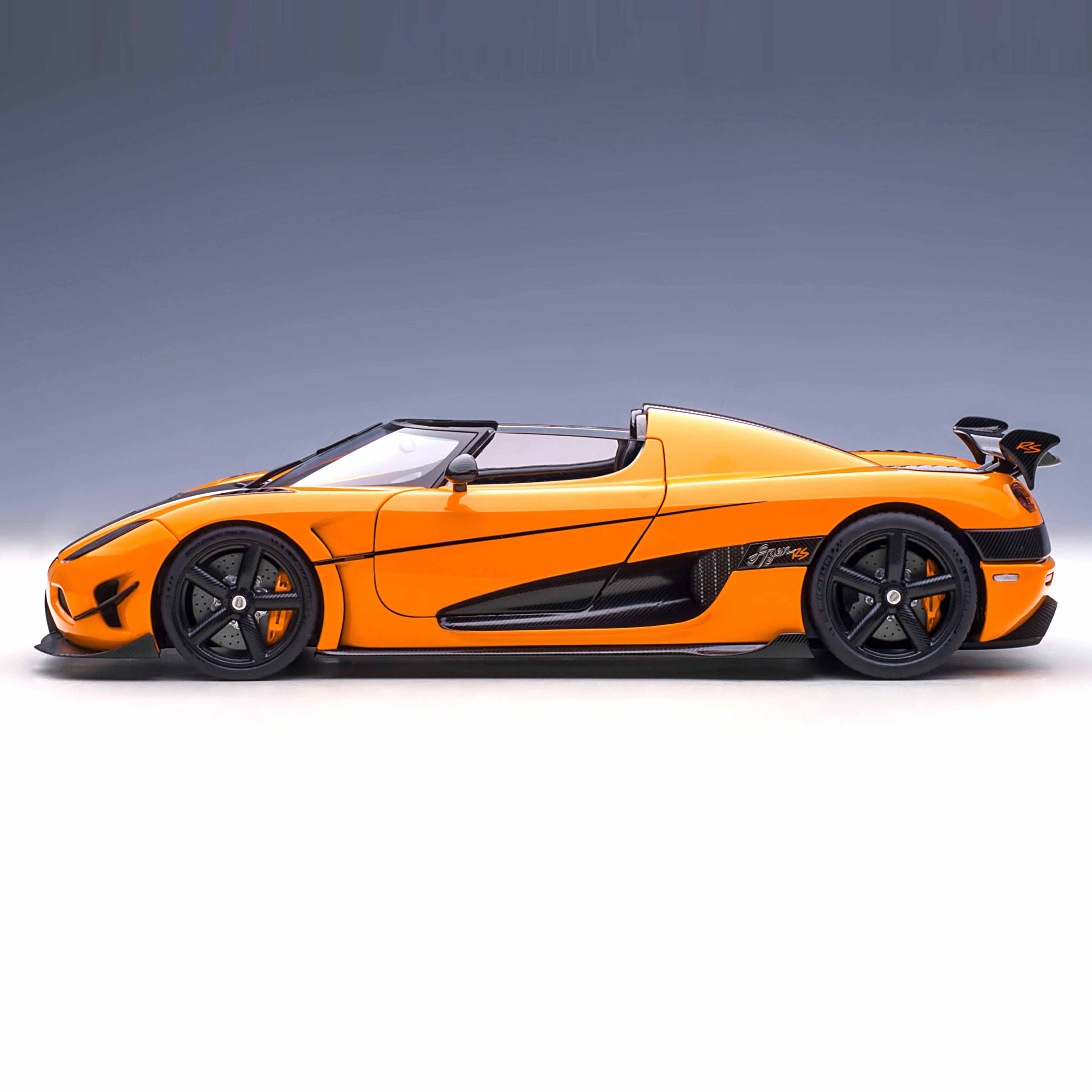 Koenigsegg Agera RS 2015 Orange/Black 1:18