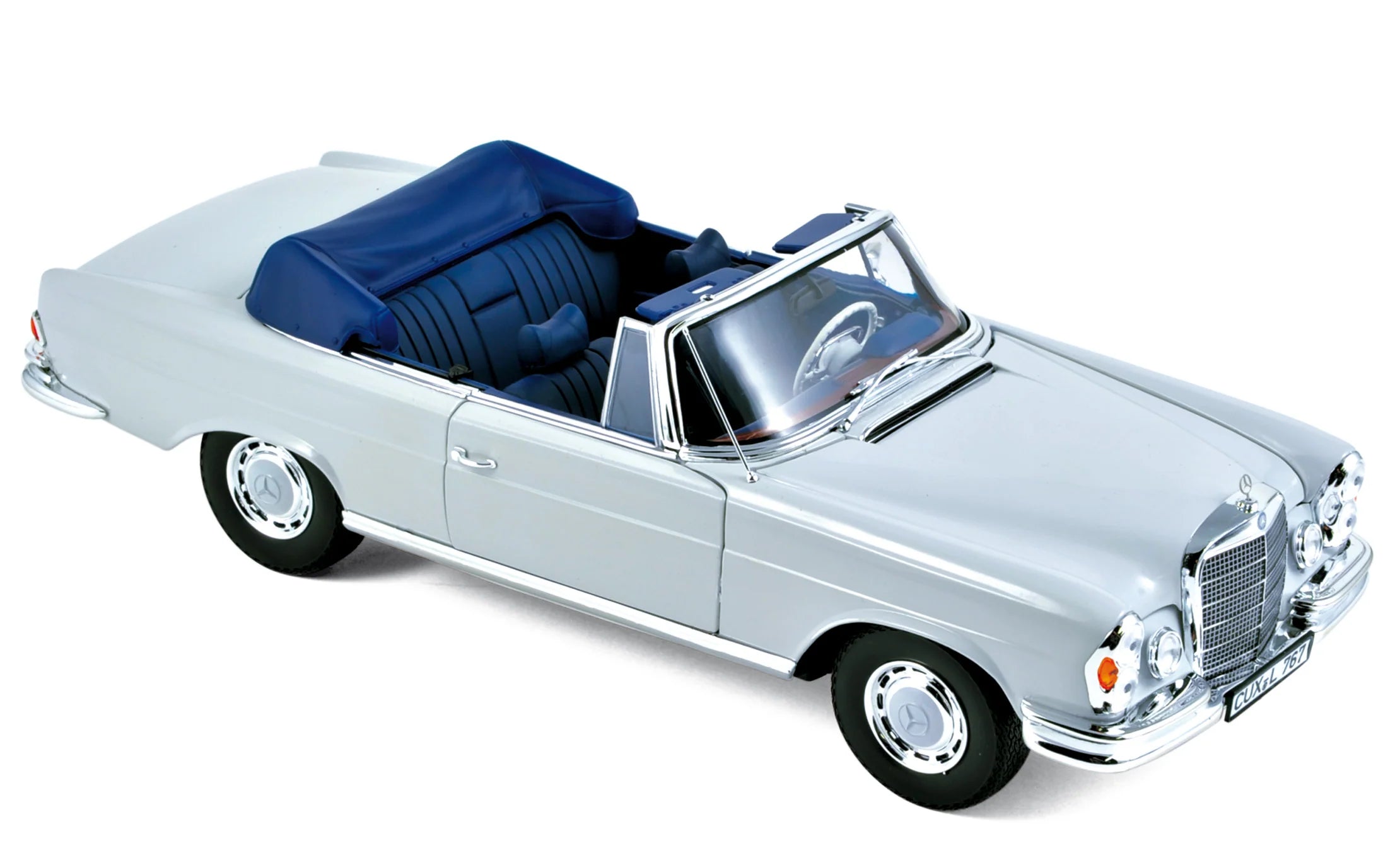 Mercedes-Benz 280 SE Cabriolet 1968 Gris clair 1:18