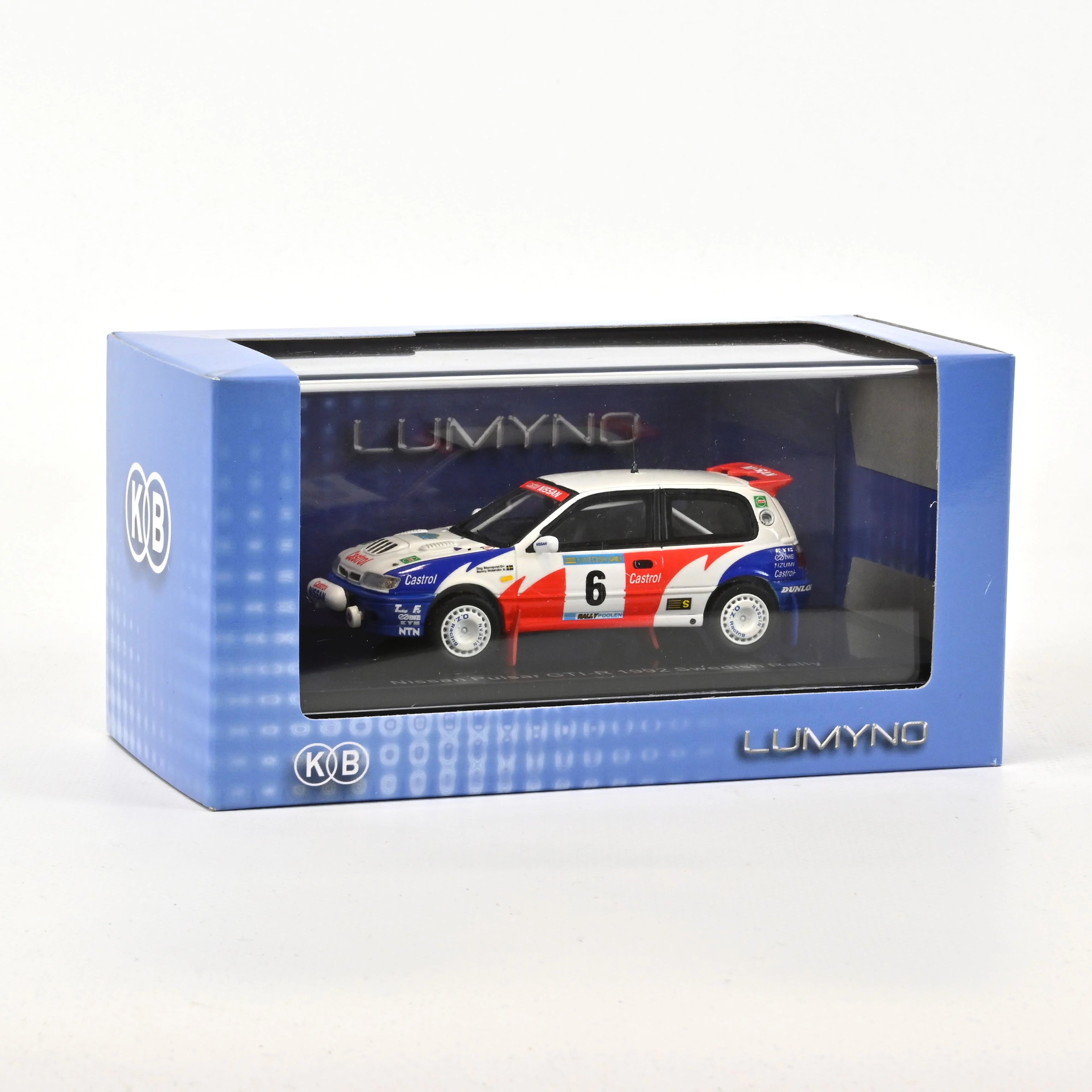 Nissan Pulsar GTI-R 1992 Schweden-Rallye Nr. 6 Blomqvist/Melander 1:43