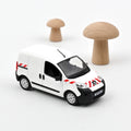 Peugeot Bipper 2009 Blanc avec bandes Rouges 1:43