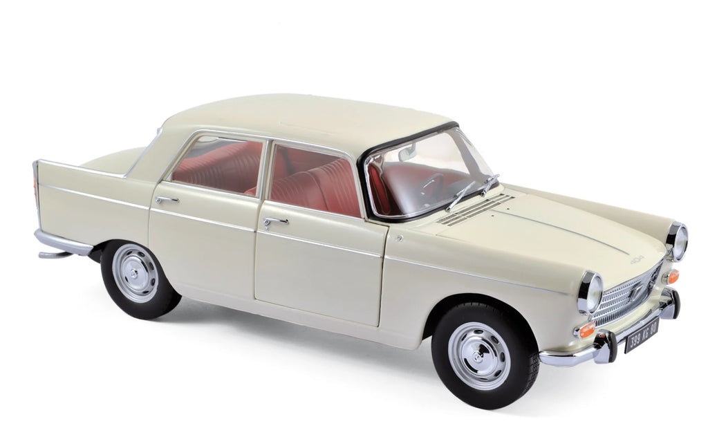 Peugeot 404 1965 Elfenbein Dschibuti 1:18