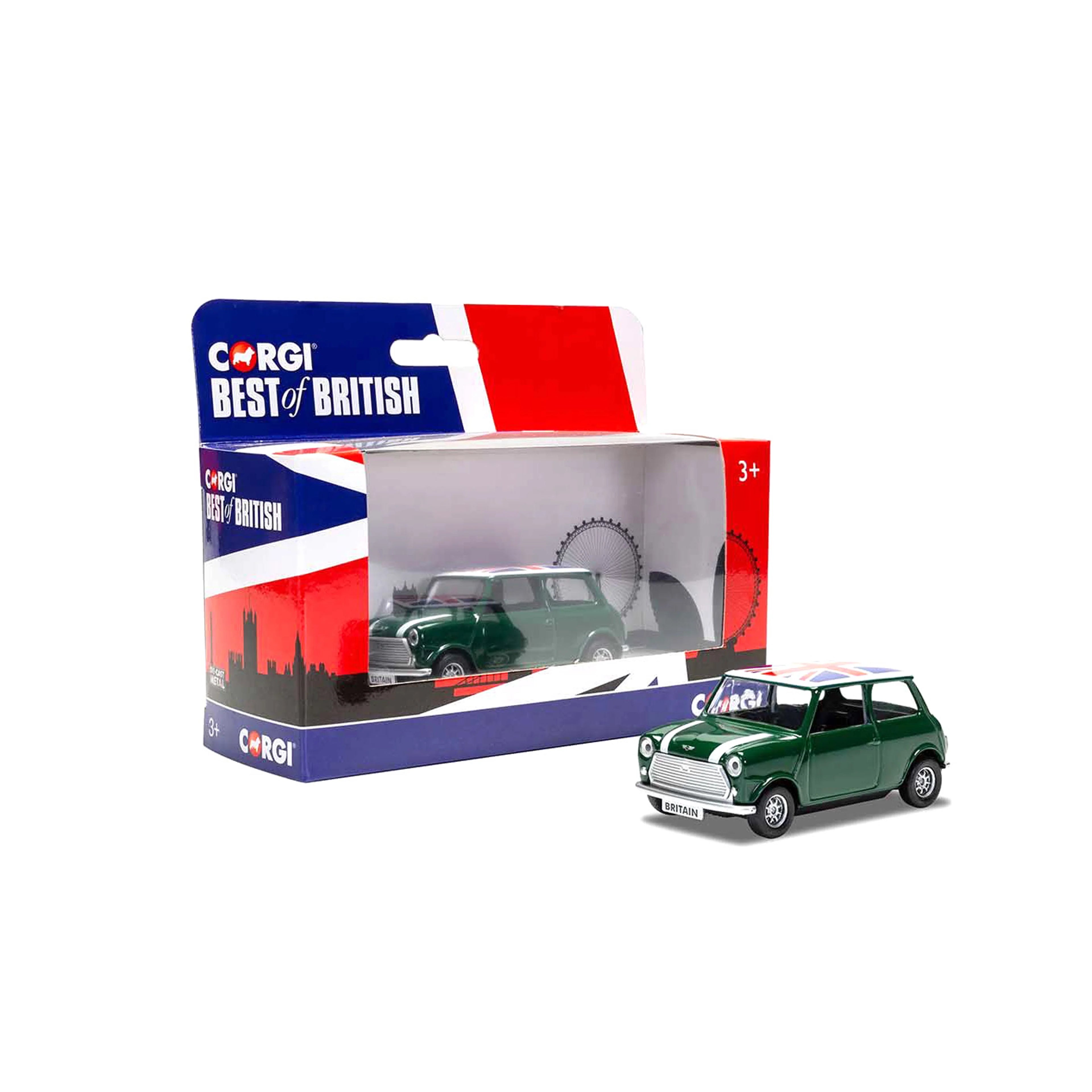 Mini Cooper Vert Drapeau Anglais 1:36