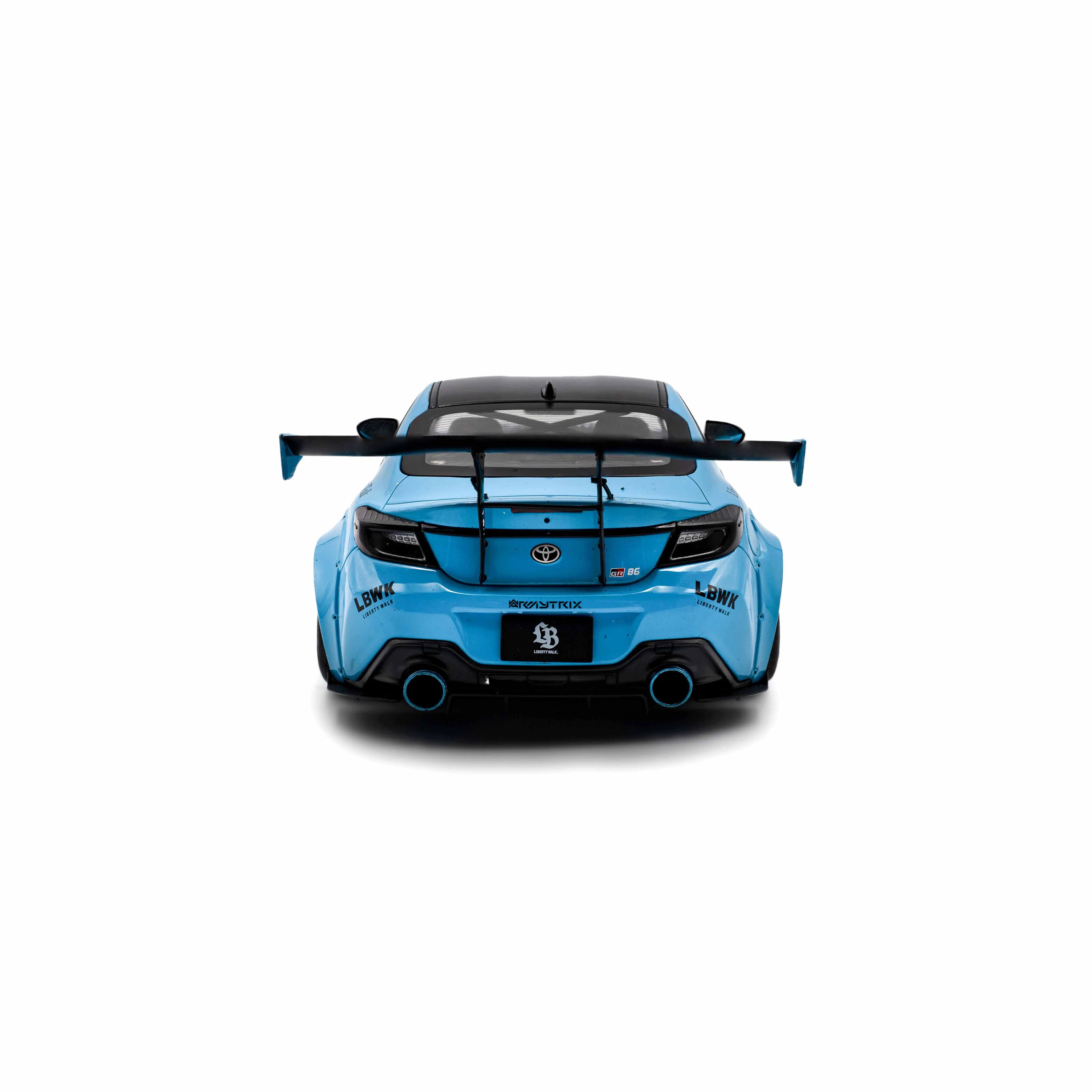 Toyota GR86 LBWK Body Kit Baby Blue 2024 1:18