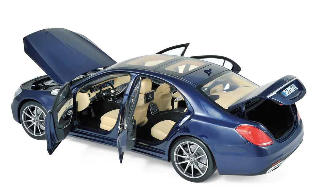 Mercedes-Benz S-Class AMG-Line 2018 Dark Blue metallic 1:18