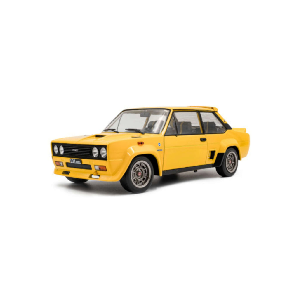 Fiat 131 Abarth Yellow 1980 1:18