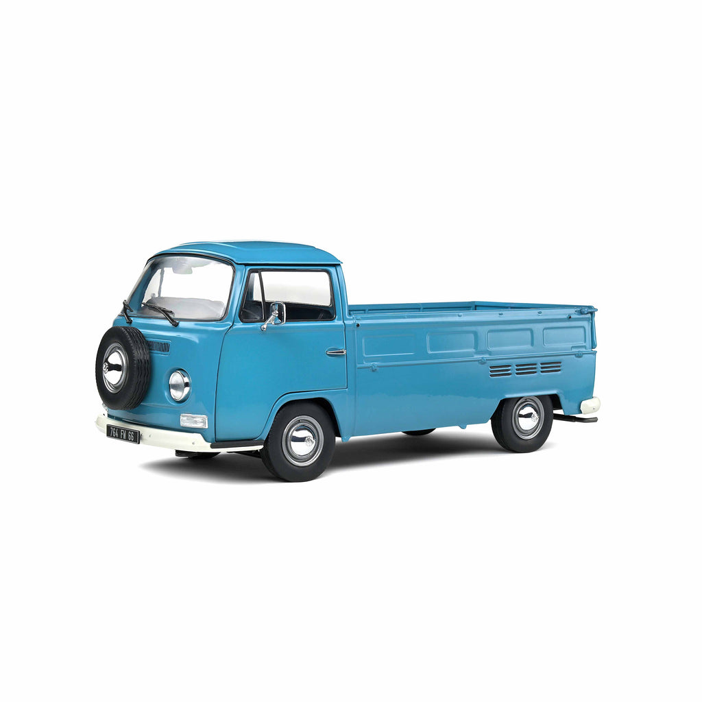 VW T2 Pick Up Bleu Essence 1968 1:18